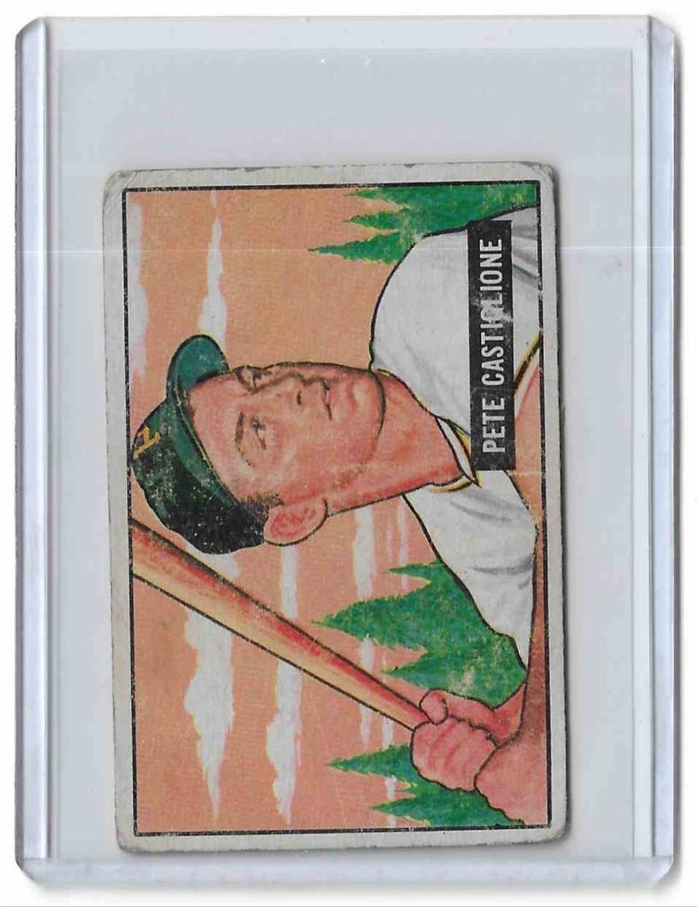 1951 Bowman 17 Pete Castiglione